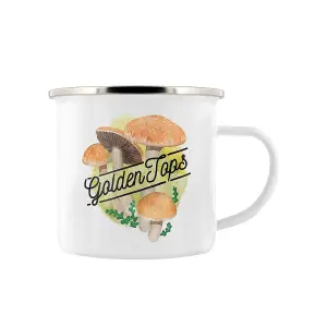 Deadly ox Golden Tops Enamelled Mug White/Orange/Yellow (One Size)