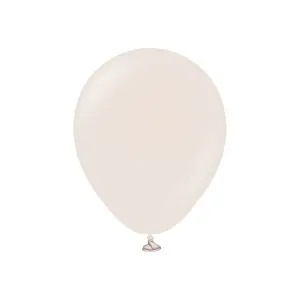 Kalisan Latex Retro Balloons (Pack of 100) White Sand (One Size)