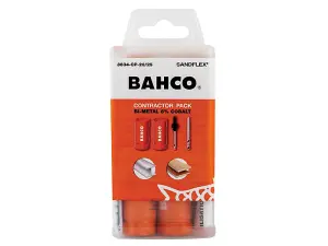 Bahco 3834-CP-20/25 Contractor's Bi-Metal Holesaw Set, 11 Piece BAHHSSET2025