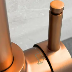 Liquida BHT311CP 3 In 1 Brushed Copper Kitchen Instant Boiling Hot Water Tap