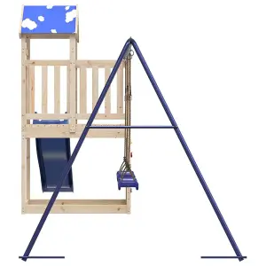 Berkfield Outdoor Playset Solid Wood Pine