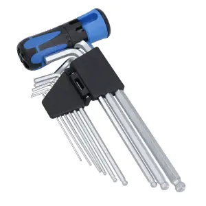 Ball Ended Allen Alan Allan Keys Hex Key Set (MM / 9PCS)