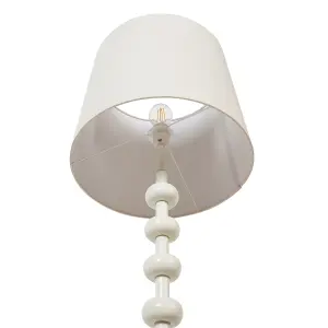 Beliani Modern Metal Floor Lamp White KRIOS