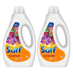 Surf Laundry Washing Liquid Detergent Passion Bloom 1.89 Litre, 70 Washes, 2Pk