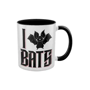 Grindstore I Love Bats Two Tone Mug Black/White (One Size)