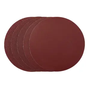 Draper  Sanding Discs, 200mm, PSA, Assorted Grit, (Pack of 5) 63265