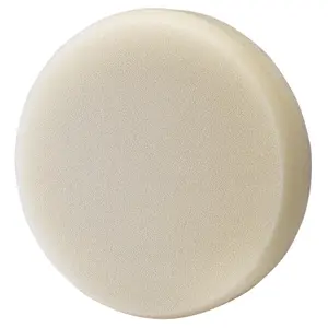 Draper Medium-Light Polishing Pad, 150mm, White 20369