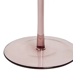 Set of 4 Champagne Flutes AMETHYST Pink