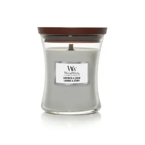 WoodWick Candle Lavender Cedar Medium Hourglass