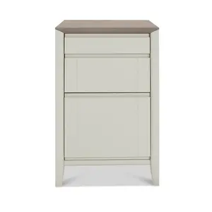 Southall 51cm Wide 3 -Drawer File Cabinet Ivory/Brown