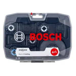 Bosch Starlock 5 piece Multi-tool kit