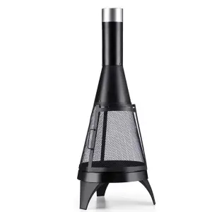 Fire Pit Chimnea Brazier Outdoor Garden Stove Rocket Fire