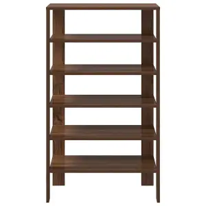 Berkfield Shoe Rack Brown Oak 61x32x105 cm Engineered Wood