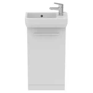 Ideal Standard i.life S Gloss White Rectangular Wall-mounted Basin (W)45cm