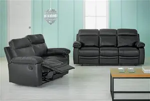 Argos Home New Paolo 2 Seater Manual Recliner Sofa - Black