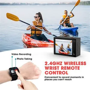 4K 170° Action Camera Ultra Hd 20Mp 2.0'' Lcd Wifi Waterproof Remote