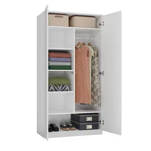 SD-90 Wardrobe White at an Attractive Price