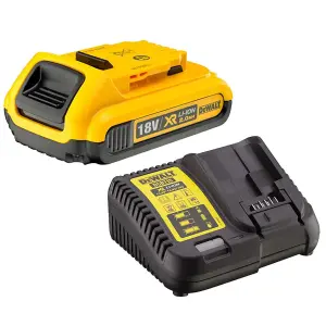 Dewalt DCB183 XR 18v Lithium Ion Battery Pack 2.0Ah + DCB115 Charger