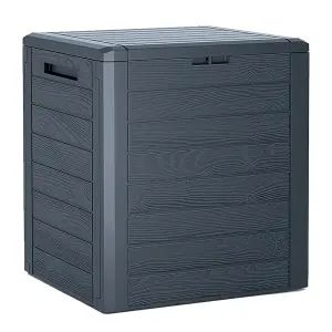 1 x 140L Medium Outdoor Multipurpose Garden Furniture Storage Box With Lid