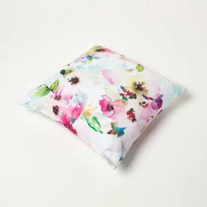 Homescapes Multicolour Flowers Outdoor Cushion 45 x 45 cm, Set of 2