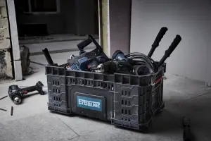 Erbauer Connecx Modular Storage Black 22in Tool caddy