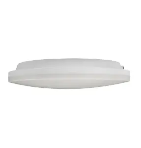 Phoebe LED Bulkhead 12W Savoca CCT Microwave Sensor Tri-Colour CCT Diffused White