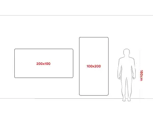 ALLboards Whiteboard dry erase magnetic surface aluminium frame 200x100 cm PREMIUM EXPO