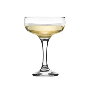 Rink Drink - Champagne Saucers - 235ml - Clear - Pack of 6