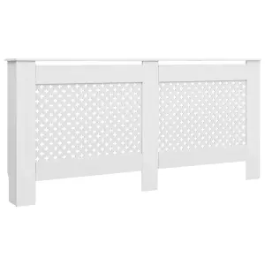 Berkfield Radiator Cover White 172x19x81.5 cm MDF