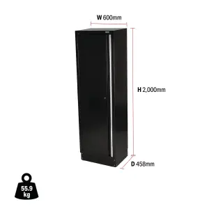 BUNKER Modular Tall Floor Cabinet, 1 Door, 600mm 33165