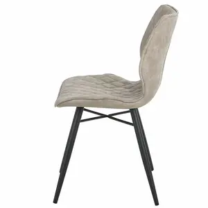 Mahaffie Upholstered Dining Chair (Set of 2) Beige