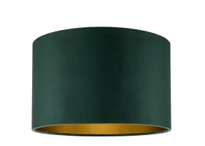 GoodHome Bodmin Dark green Round Lamp shade (D)30cm