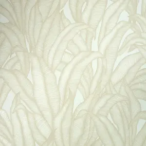 Riviera Tropical Wallpaper in Cream