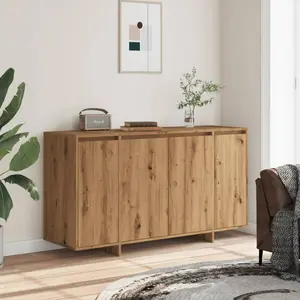 Gelula Sideboard 135 x 41 x 75 cm Engineered Wood Artisan oak