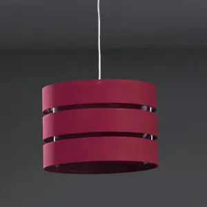 Trio Crimson red Pendant Light shade (D)35cm