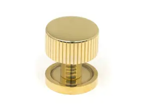 From The Anvil Polished Brass Judd Cabinet Knob - 25mm (Plain)