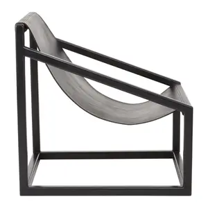 Interiors by Premier Kendari Black Cubic Frame Chair