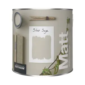 Rust-Oleum Washable Matt Wall Paint - Silver Sage 2.5L