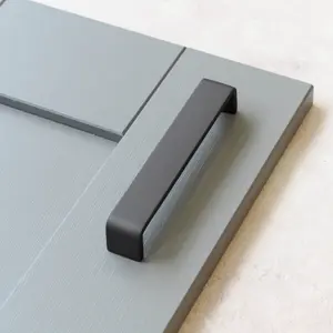 160mm Dark Grey Cabinet Handle Wide Kitchen Cupboard Door Drawer Pull Anthracite Wardrobe Furniture Replacement Upcycle