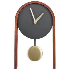 Beliani Retro Clock BLATTEN Black