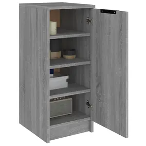 Berkfield Shoe Cabinet Grey Sonoma 30x35x70 cm Engineered Wood