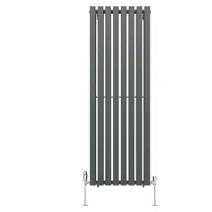 Right Radiators 1600x550 mm Vertical Double D Shape Flat Panel Designer Radiator Anthracite