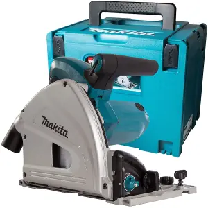 Makita SP6000J2 240V 165mm Plunge Saw with 2 x Rails, Connector Bar, Clamp & Bag