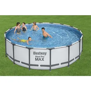 Bestway 16ft x 48in Steel Pro Max Pool Set Above Ground Swimming Pool (19,480L)