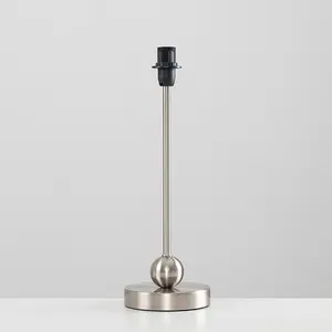 Edelfried 40Cm Chrome Table Lamp Base