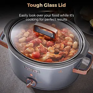 Tower Cavaletto 3.5 Litre Slow Cooker Grey