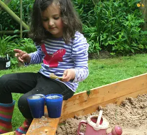 Sandpit - Octagonal - 20cm Deep with included Underlay and Rain Cover - Wooden Sandbox