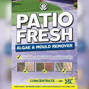 GardenersDream Patio Cleaner 5L - Concentrated Outdoor Algae & Mould Remover