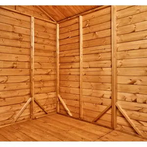 8 ft. W x 14 ft. D Power Apex Shiplap Dip Treated Summerhouse (14x8)