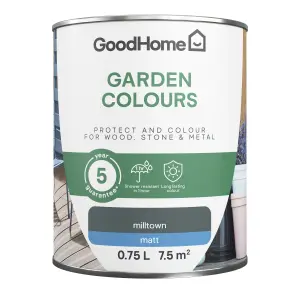 GoodHome Colour It Milltown Matt Multi-surface paint, 750ml